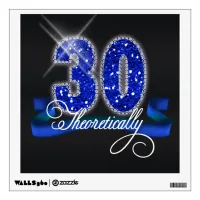 Theoretically Thirty Sparkle ID191 Wall Sticker