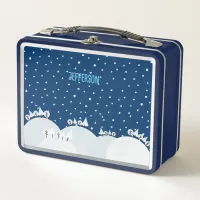 ... and snowflakes metal lunch box