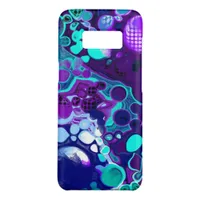 Purple, Blue and Teal Abstract Marble Art Case-Mate Samsung Galaxy S8 Case