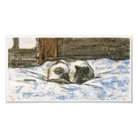 Cat Sleeping on a Bed by Claude Monet Photo Print