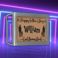 Cool Bonus Dad Happy Father's Day | Belt Buckle