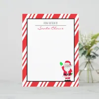 Letter from Santa Claus Blank Paper