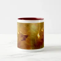 Shine On Me German Shepherd Two-Tone Coffee Mug