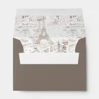 Vintage French Romance Collage Pink ID226 Envelope