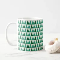 Mid Century Modern Glitter Christmas Trees Coffee Mug