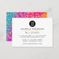 Modern Rainbow Business Card