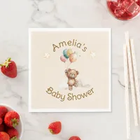 Sweet Little One on the Way Neutral Baby Shower Napkins