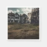  Abandoned Buildings | Post Apocalypse Destruction Napkins