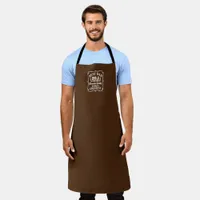 World's Best Dad Number One Father Brown Apron