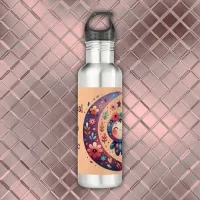 Mystical Boho Magic Maroon | Stainless Steel Water Bottle