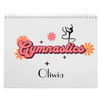 Gimnastics Colorful Tie Dye Girly Calendar