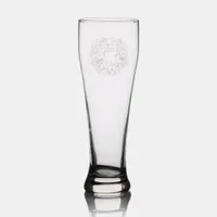 Love Birds Nature Bride & Groom Pilsner Glass