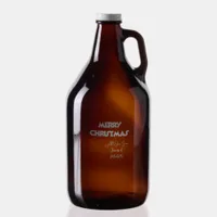 Merry Christmas All Our Love 'Names" etched Growler