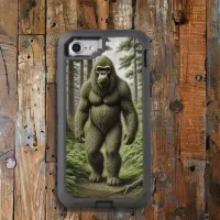 Bigfoot Walking through the Woods OtterBox Defender iPhone SE/8/7 Case