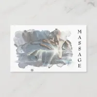 *~*. QR Reiki Massage Therapist Massage Therapy Business Card