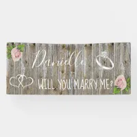 Will you Marry Me Romantic Proposal Sign