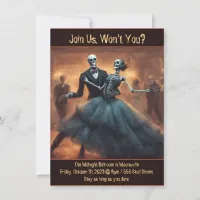 Join Us, Won't You? Halloween Dance Party Invitation