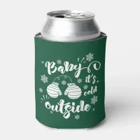 Baby its cold outside cute mittens winter can cooler