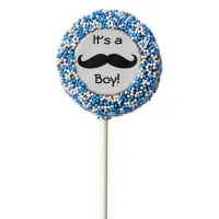 Milk Chocolate Dipped Oreo It's a Boy Cookies