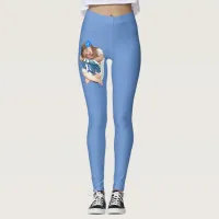 ME/CFS Chronic Fatigue Girl Leggings