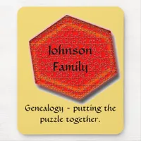 Mousepad - Genealogy - Putting the Puzzle Together