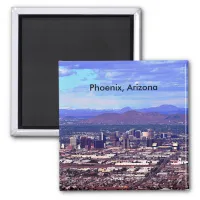 Phoenix Arizona Skyline in Daytime Magnet