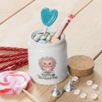 Cute Thanksgiving Turkey Candy Jar