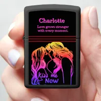 Women sharing love  zippo lighter