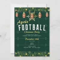 Après Football Christmas Dinner Sports Party Invitation