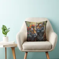 Wildlife & Nature Wrapping Paper Throw Pillow