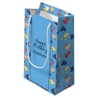 Fruit Pattern Hand Drawn First Birthday Party  Small Gift Bag