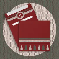 Christmas Ugly Sweater Square Envelope