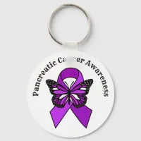 Pancreatic Cancer Awareness | Butterfly Keychain