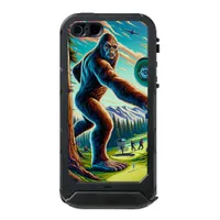 Disc Golf Bigfoot in the Woods Waterproof Case For iPhone SE/5/5s