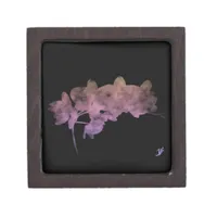 Orchid Ipanema shadow on a dark background Gift Box