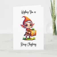 Wishing You a Merry Christmas and Happy New Year Card