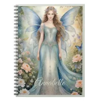 Angelic Blue Fairy Notebook