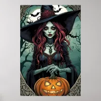 Halloween Witch Poster