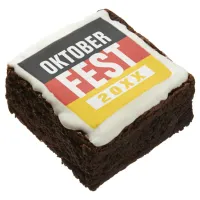 Oktoberfest Octoberfest German Flag Brownie