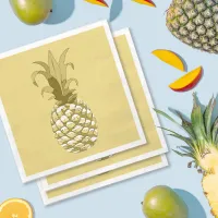 Pineapple Gold ID239 Paper Napkins