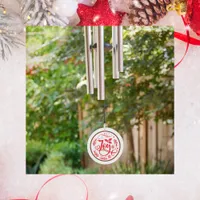 Red and Green Joy Merry Christmas | Wind Chime