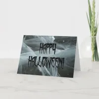 Spider Leg Halloween and Eerie Background Card