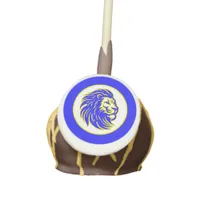 Lions Blue and Yellow Dipped Cake Pop