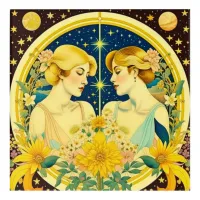 Horoscope Sign Gemini Twins Ethereal Art