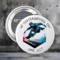 Go Skateboarding Day |  Button