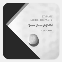 Golf Bachelor Party - Golfing trip Classic Stylish Square Sticker