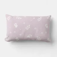 Pink Small Cottage Print Throw Pillow