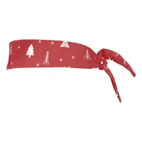 Christmas Trees and Snowflakes Tie Headband