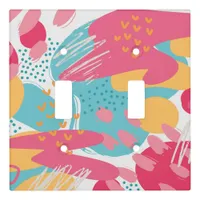 Colorful Abstract Light Switch Cover