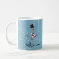Magic and Wonder Christmas Snowman Blue ID440 Coffee Mug